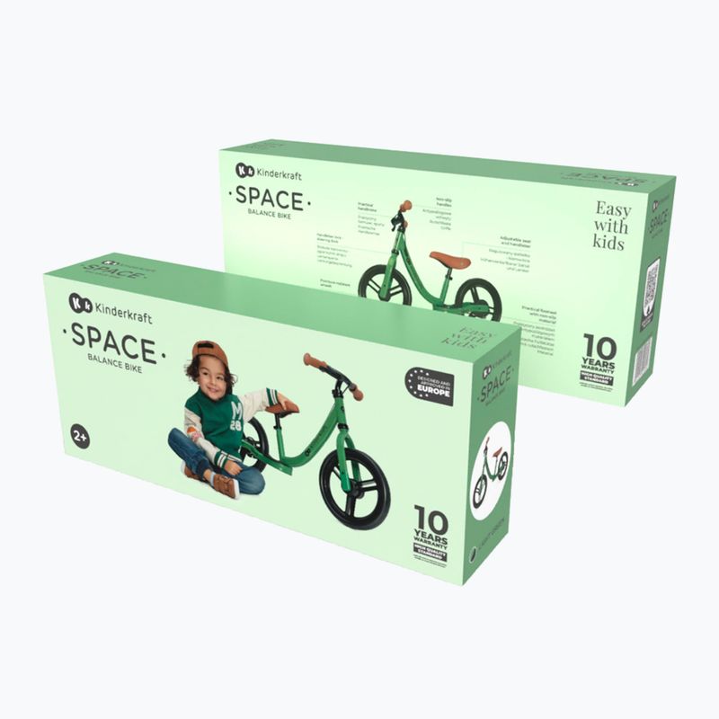 Rowerek biegowy Kinderkraft Space green