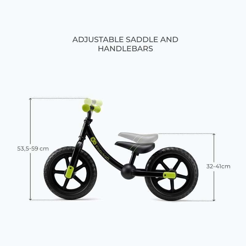 Rowerek biegowy Kinderkraft 2Way Next black 3