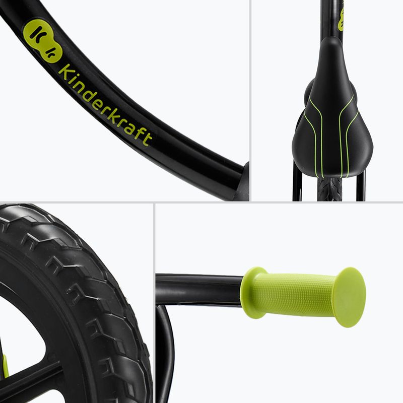 Rowerek biegowy Kinderkraft 2Way Next black 6