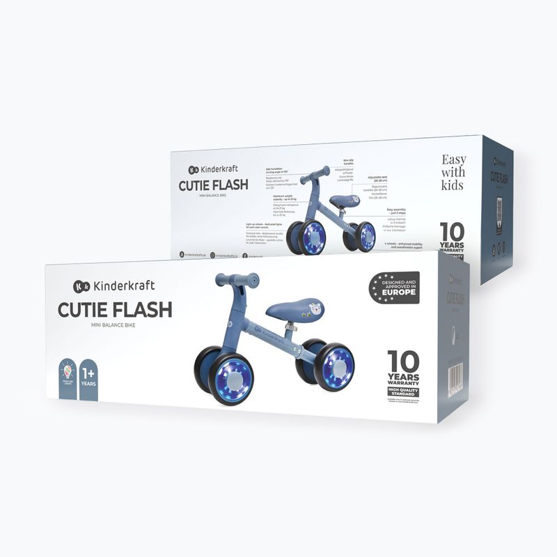 Rowerek biegowy Kinderkraft Cutie Flash blue 6
