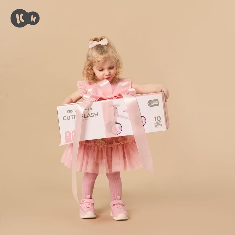 Rowerek biegowy Kinderkraft Cutie Flash pink 9
