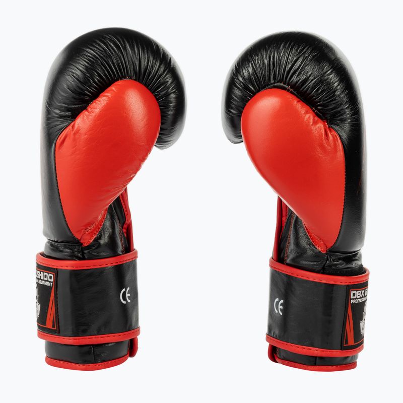 Rękawice treningowe sparingowe DBX BUSHIDO skóra czarne ARB-415 4