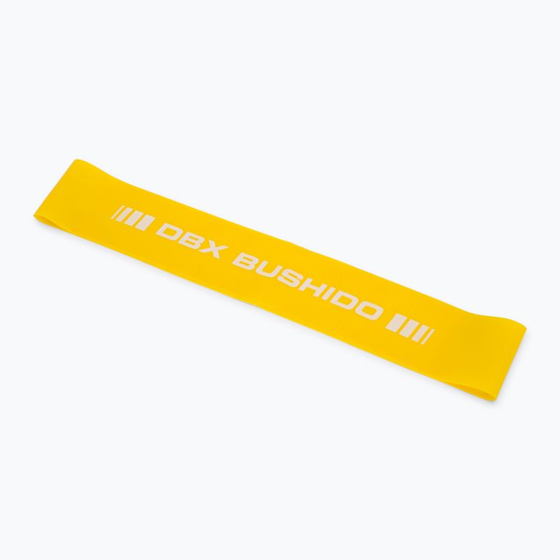 Guma treningowa DBX BUSHIDO Mobility Power Band Mini żółta Pbm-04