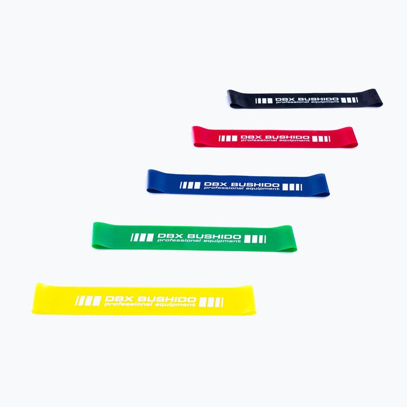 Guma treningowa DBX BUSHIDO Mobility Power Band Mini żółta Pbm-04 3
