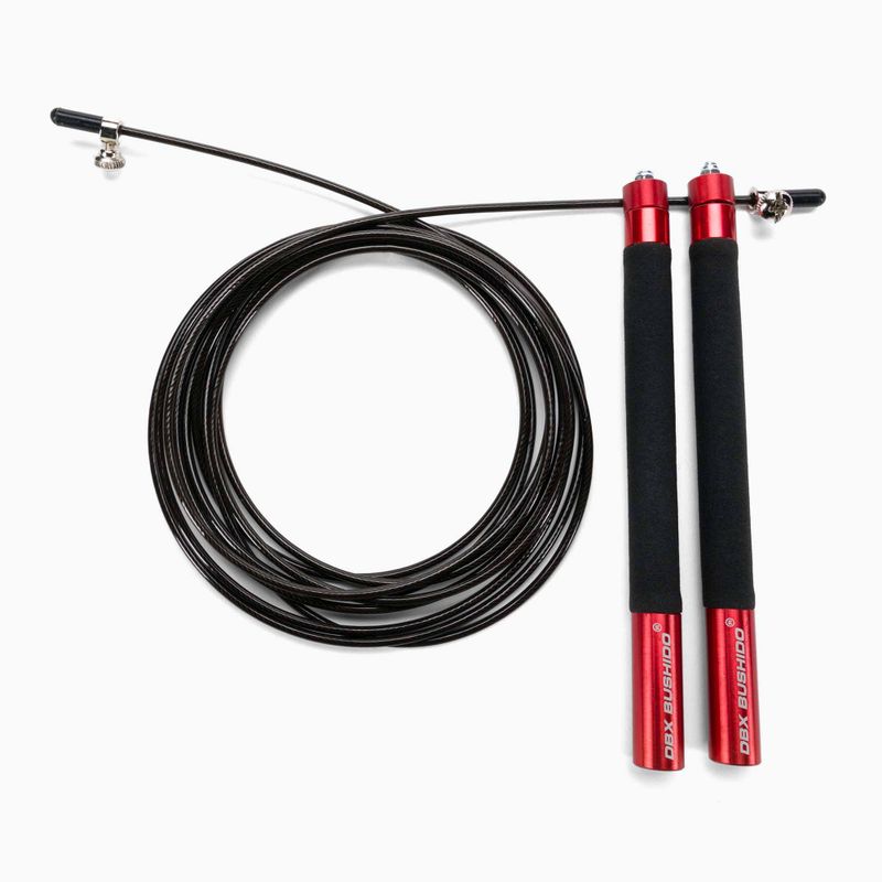Skakanka DBX BUSHIDO Crossfit Premium Aluminiowa czerwona S5-Red