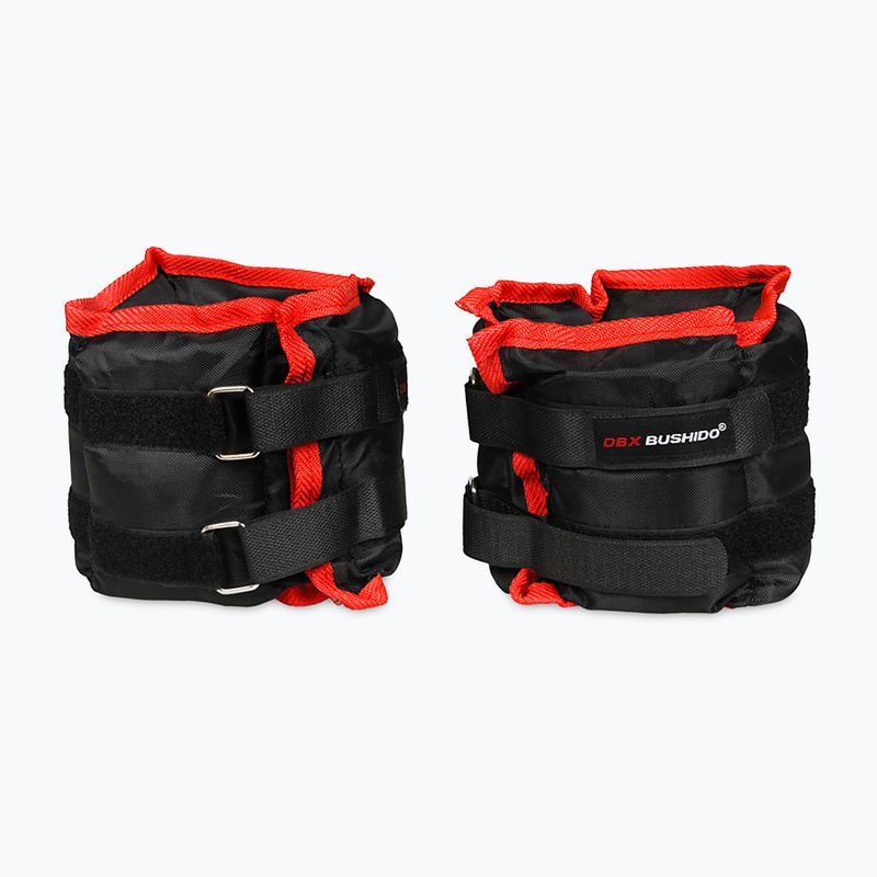 Zestaw obciążników na kostki i nadgarstki DBX BUSHIDO 2x3kg czarne OB3