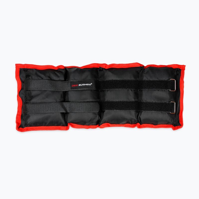 Zestaw obciążników na kostki i nadgarstki DBX BUSHIDO 2x3kg czarne OB3 3