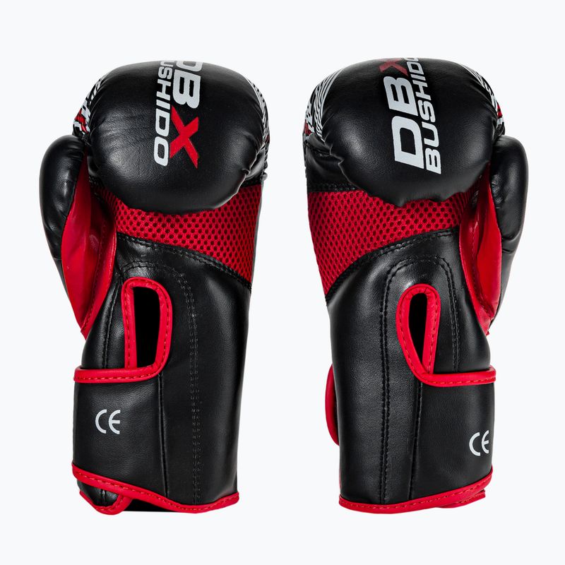 Rękawice bokserskie dziecięce DBX BUSHIDO ARB-407v2 czarno-czerwone 2