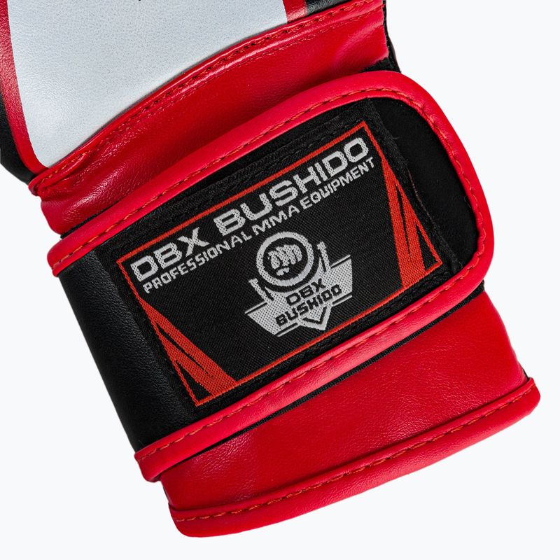 Rękawice bokserskie dziecięce DBX BUSHIDO ARB-407v2 czarno-czerwone 5