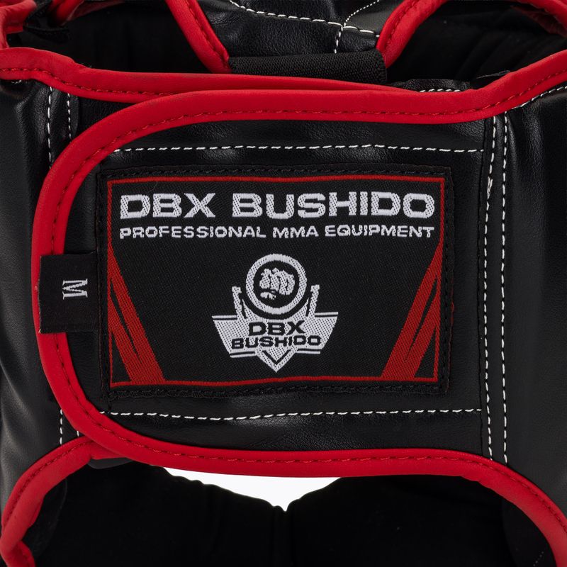 Kask bokserski DBX BUSHIDO ARH-2190R czarny/czerwony 5