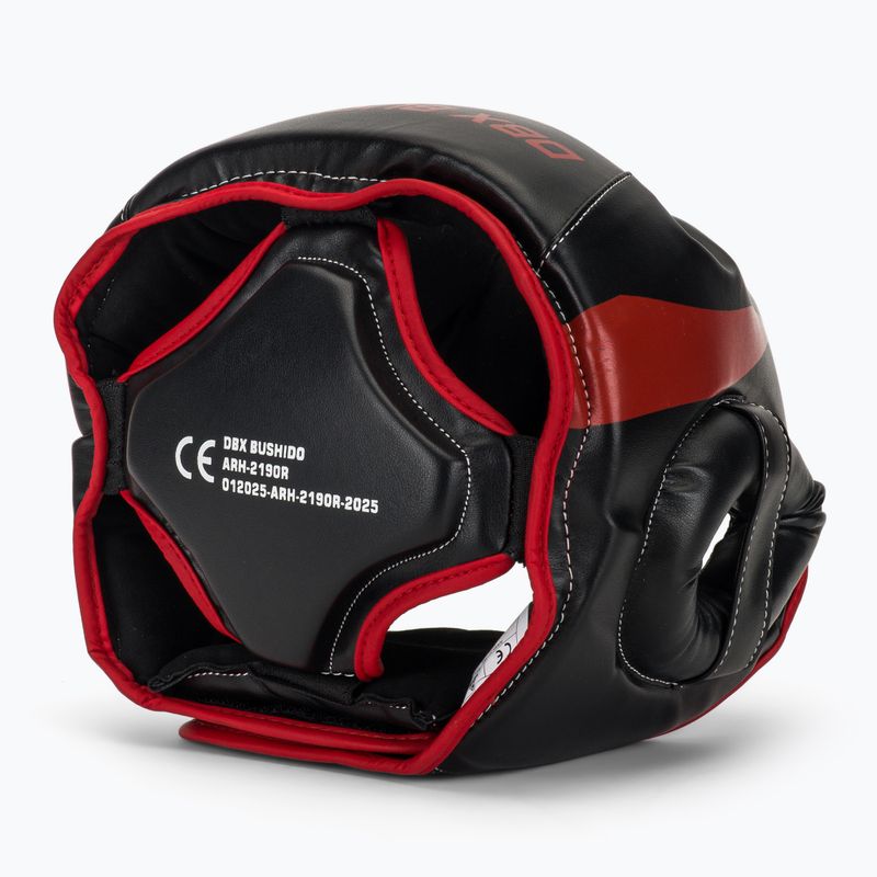 Kask bokserski DBX BUSHIDO ARH-2190R czarny/czerwony 6