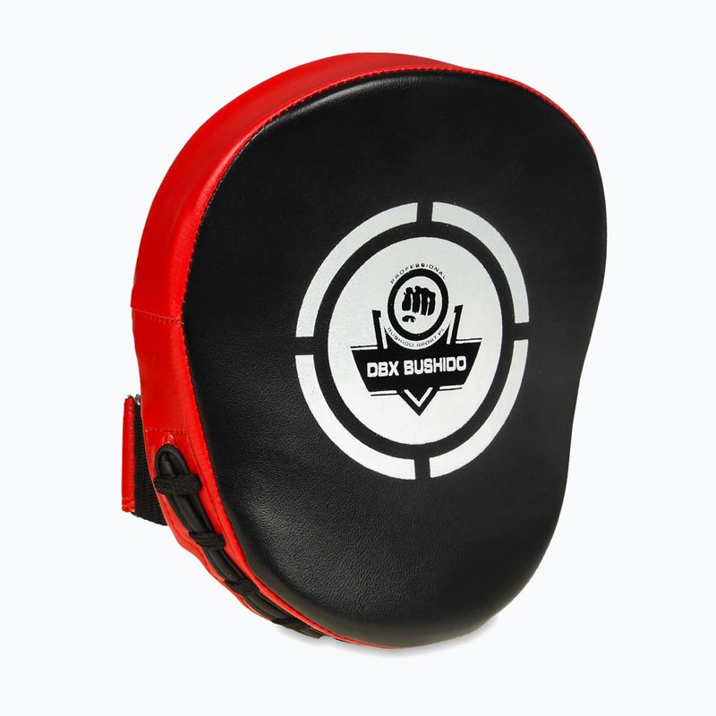 Łapy treningowe trenerskie DBX Bushido Mini 2 szt. czarny/czerwony/biały 3