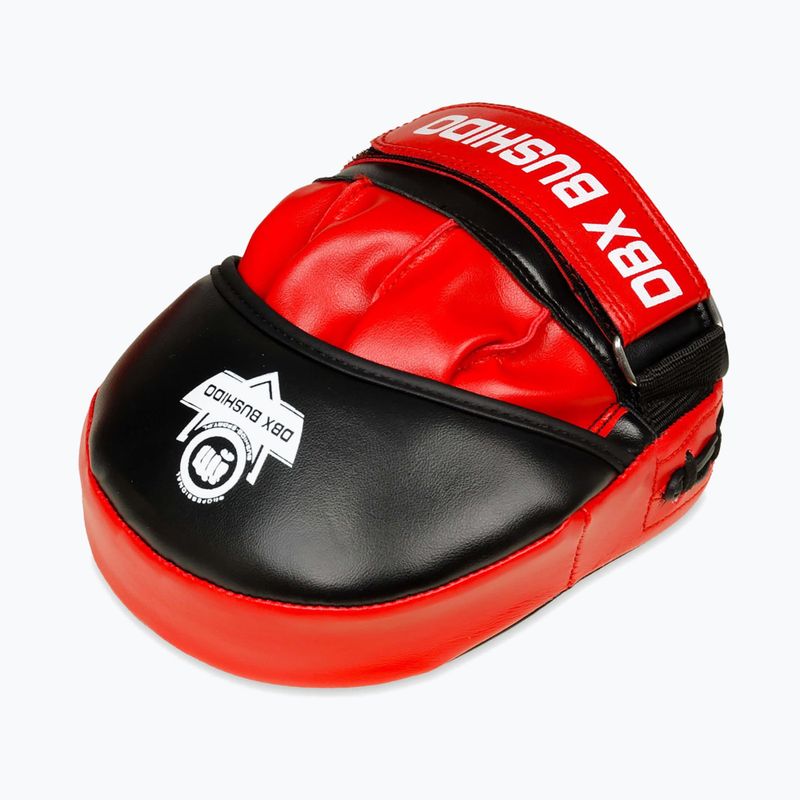 Łapy treningowe trenerskie DBX Bushido Mini 2 szt. czarny/czerwony/biały 6