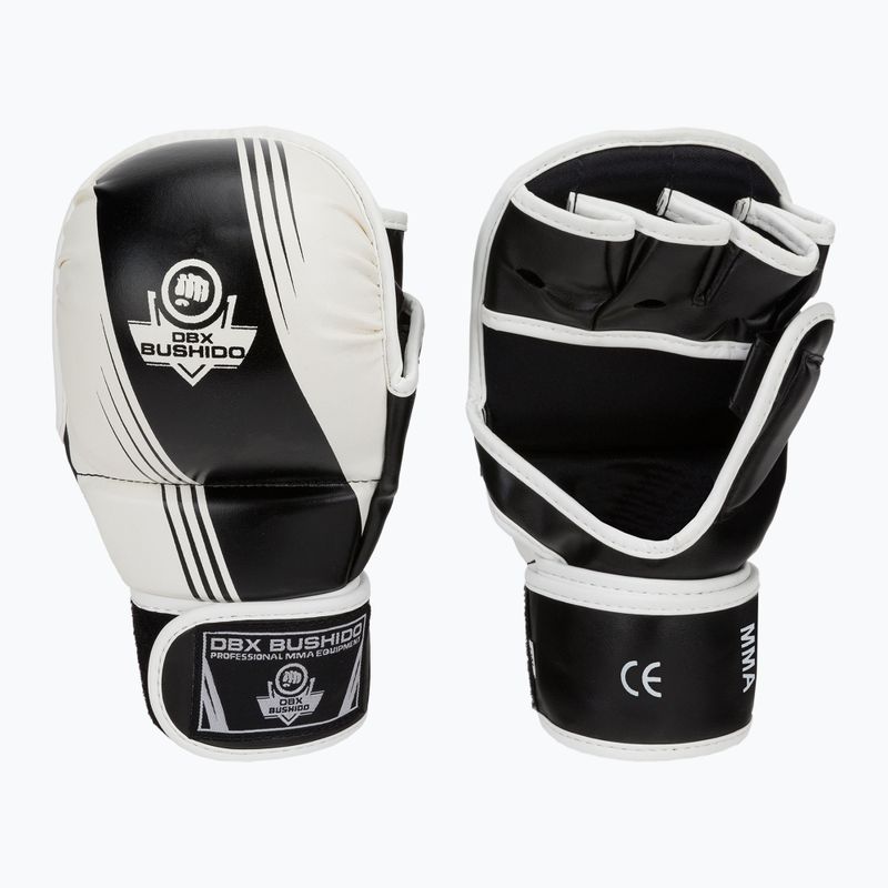 Rękawice sparingowe Mma Krav Maga DBX BUSHIDO czarno-białe Arm-2011A-L/XL 3