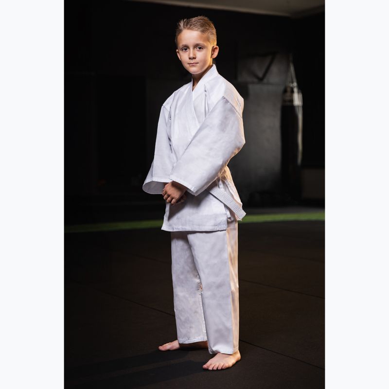 Karategi z pasem dziecięce DBX BUSHIDO ARK-3102 białe 10