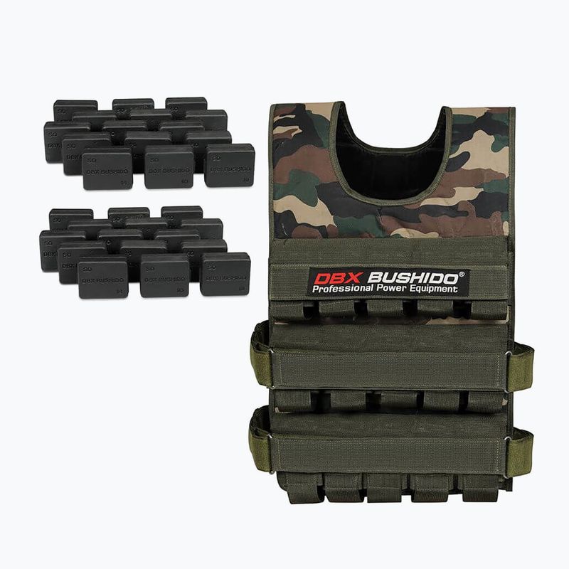 Kamizelka dociążana DBX BUSHIDO moro DBX-W-6C