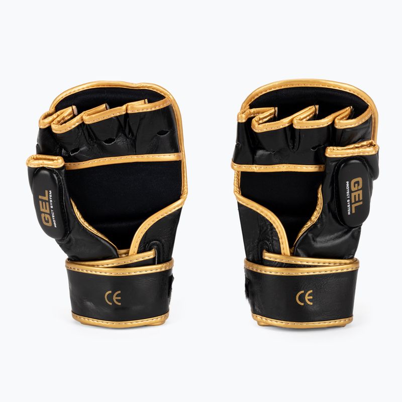 Rękawice sparingowe do treningu MMA DBX BUSHIDO skórzane czarne Arm-2011D-L 2