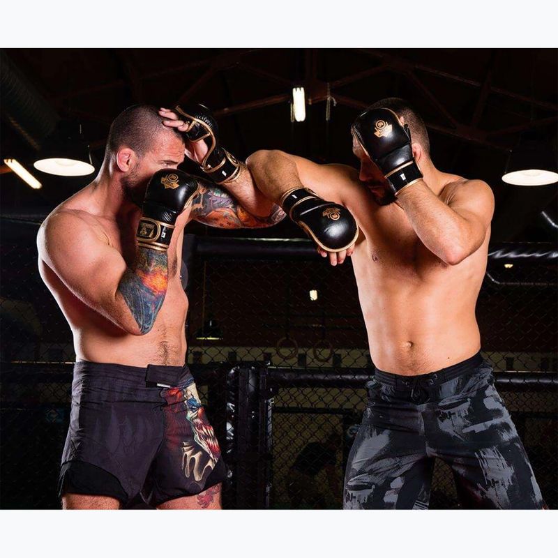 Rękawice sparingowe do treningu MMA DBX BUSHIDO czarne Arm-2011D-M 17