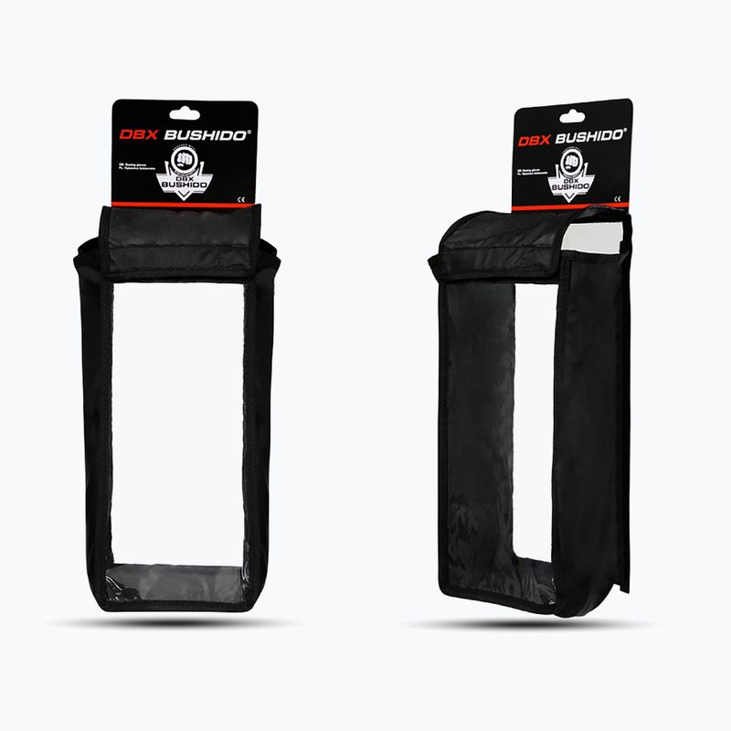 Rękawice bokserskie DBX BUSHIDO "Hammer - Red" Muay Thai czarne/czerwone 11