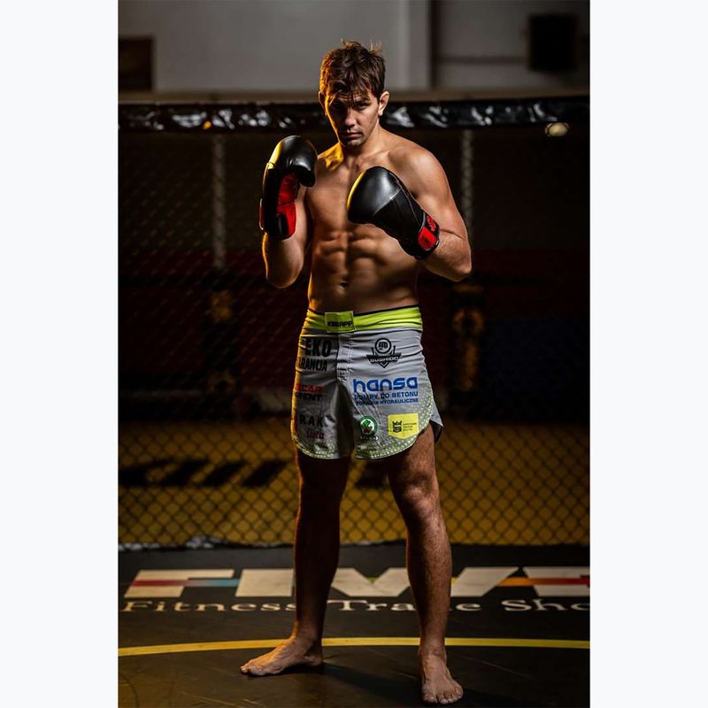 Rękawice bokserskie DBX BUSHIDO "Hammer - Red" Muay Thai czarne/czerwone 15
