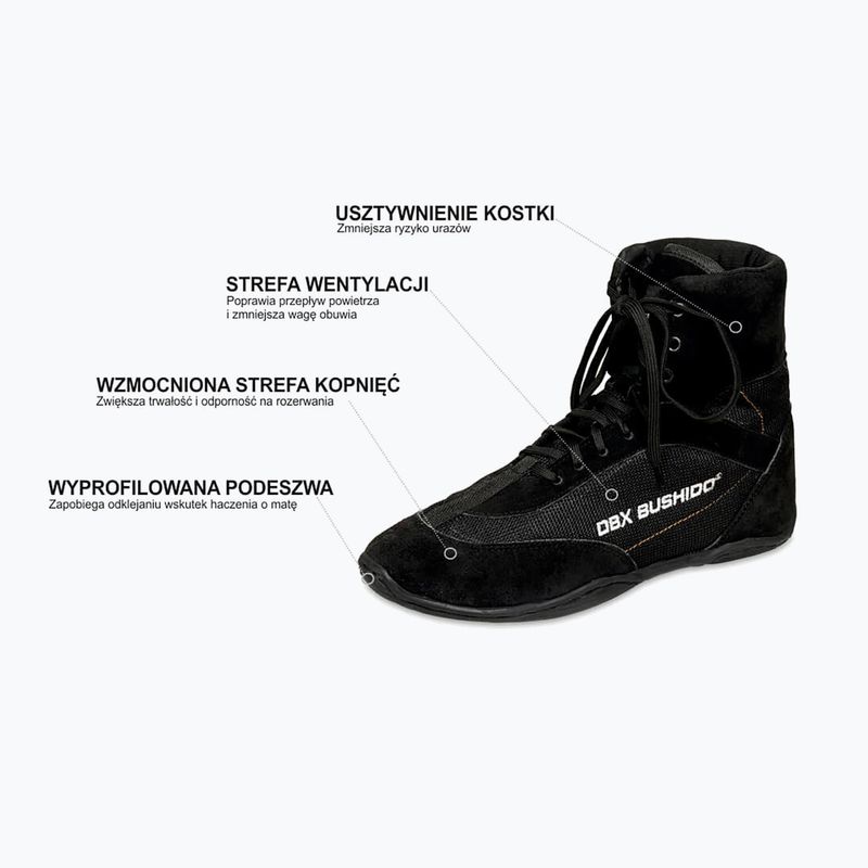 Buty bokserskie DBX BUSHIDO ARS-2051B black 9