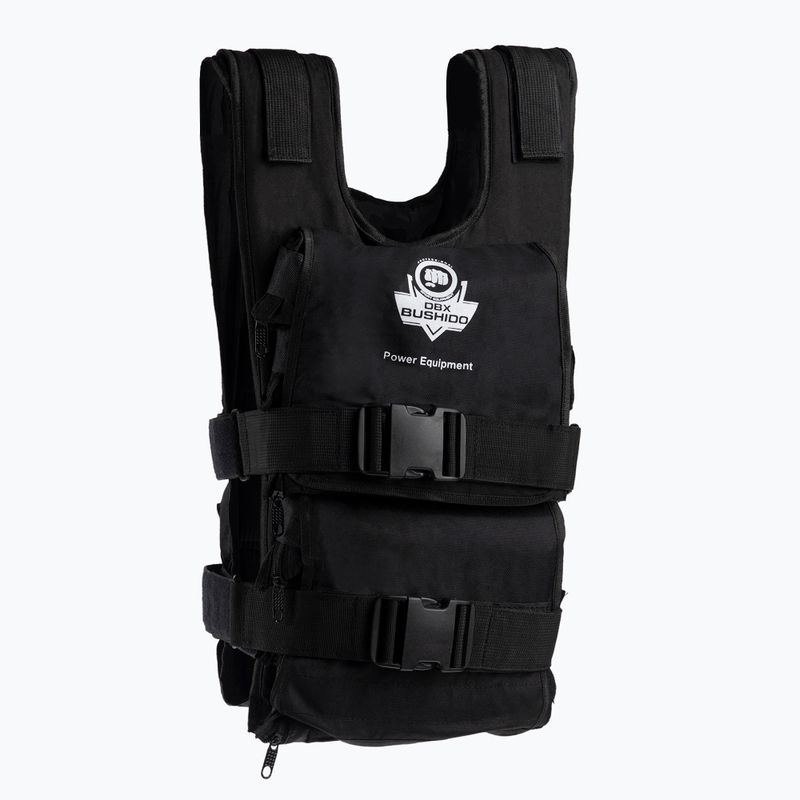 Kamizelka treningowa z obciążeniem DBX BUSHIDO 30 kg czarna K30V2 3