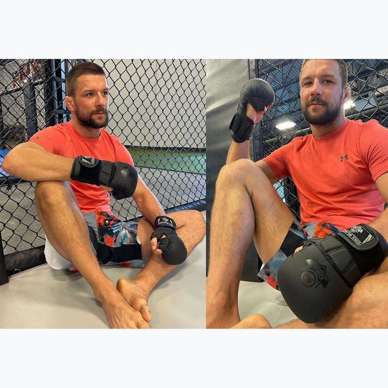 Rękawice grapplingowe DBX BUSHIDO Master MMA czarny 14