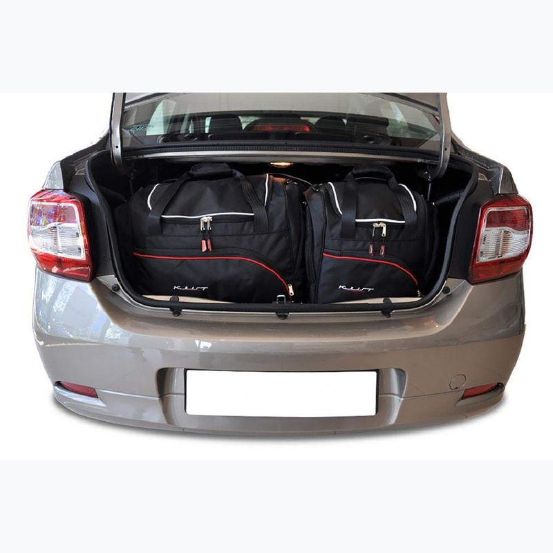 Zestaw toreb do bagażnika KJUST Dacia Logan Limousine 2012-2020 5 szt. czarny 15