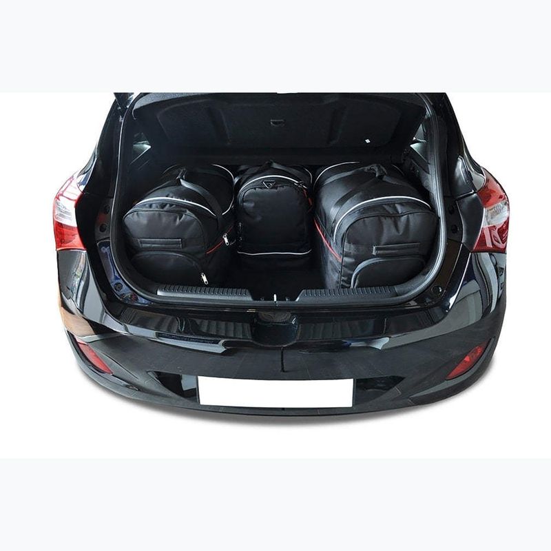 Zestaw toreb do bagażnika KJUST Hyundai I30 Hatchback 2012-2016 4 szt. czarny 12