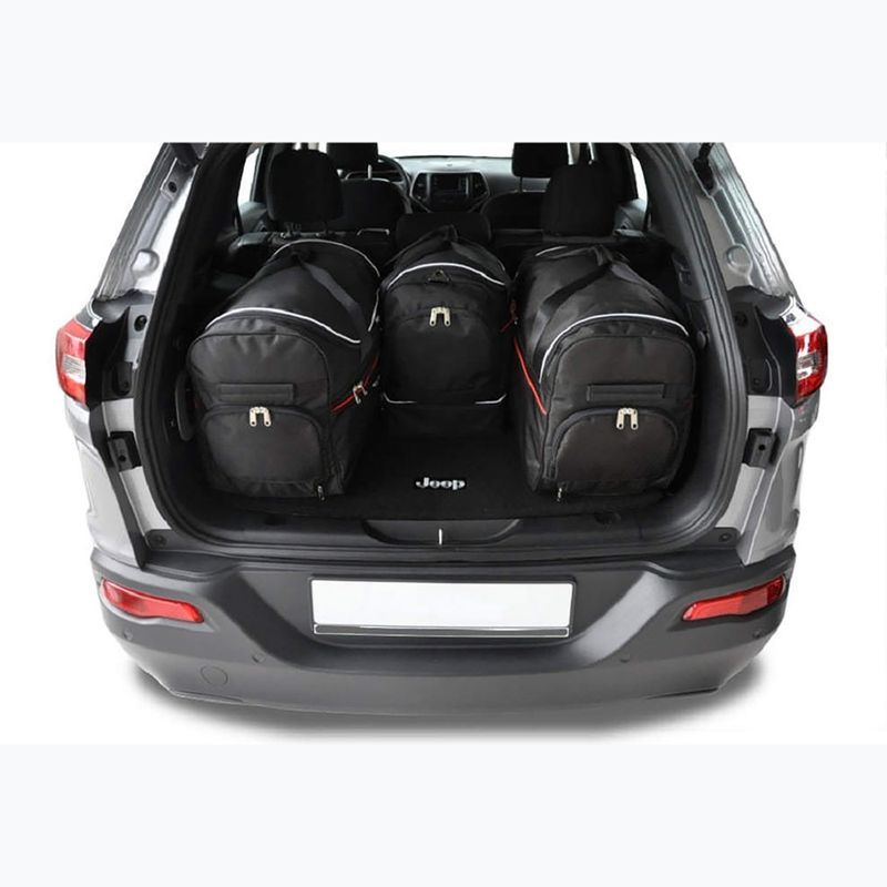 Zestaw toreb do bagażnika KJUST Jeep Cherokee 2014-2020 4 szt. czarny 15