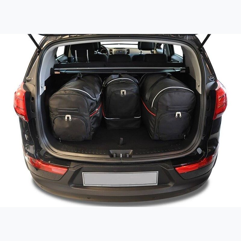 Zestaw toreb do bagażnika KJUST Kia Sportage 2010-2016 4 szt. czarny 16