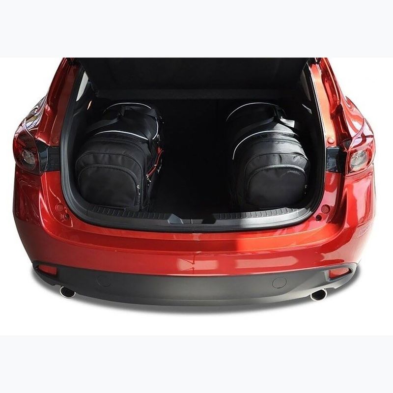 Zestaw toreb do bagażnika KJUST Mazda 3 Hatchback 2013-2018 4 szt. czarny 15