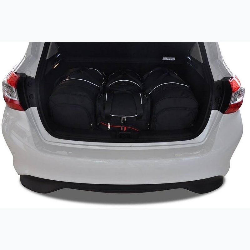 Zestaw toreb do bagażnika KJUST Nissan Pulsar 2014-2018 4 szt. czarny 13