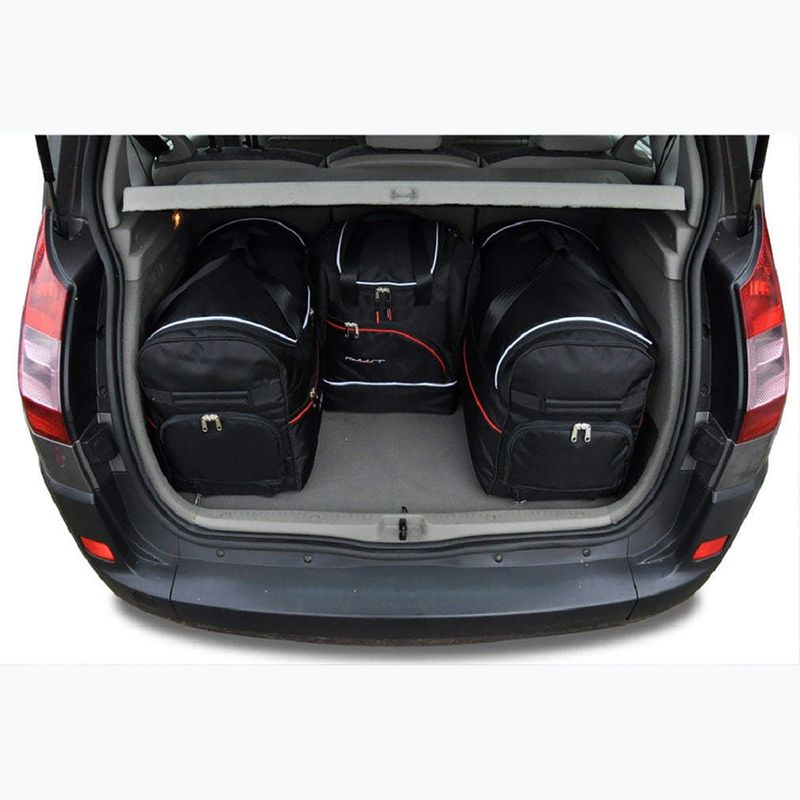 Zestaw toreb do bagażnika KJUST Renault Scenic 2003-2009 4 szt. czarny 14