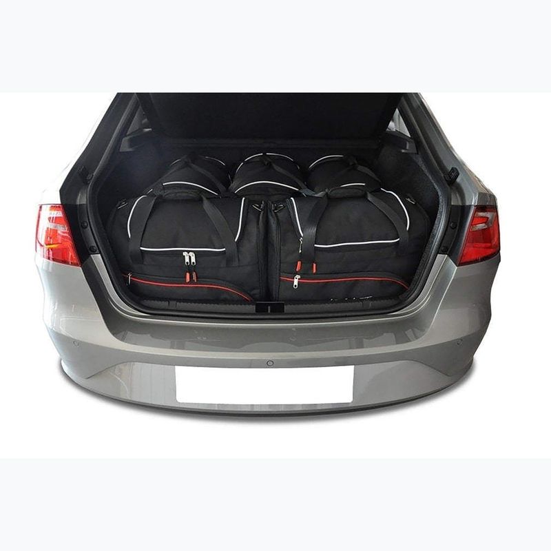 Zestaw toreb do bagażnika KJUST Seat Toledo 2012-2018 5 szt. czarny 12