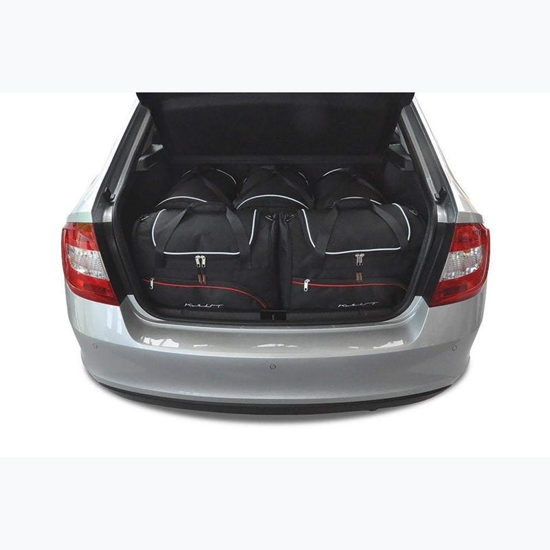 Zestaw toreb do bagażnika KJUST Skoda Rapid Liftback 2012-2019 5 szt. czarny 12