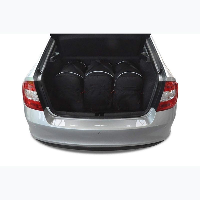 Zestaw toreb do bagażnika KJUST Skoda Rapid Liftback 2012-2019 5 szt. czarny 14