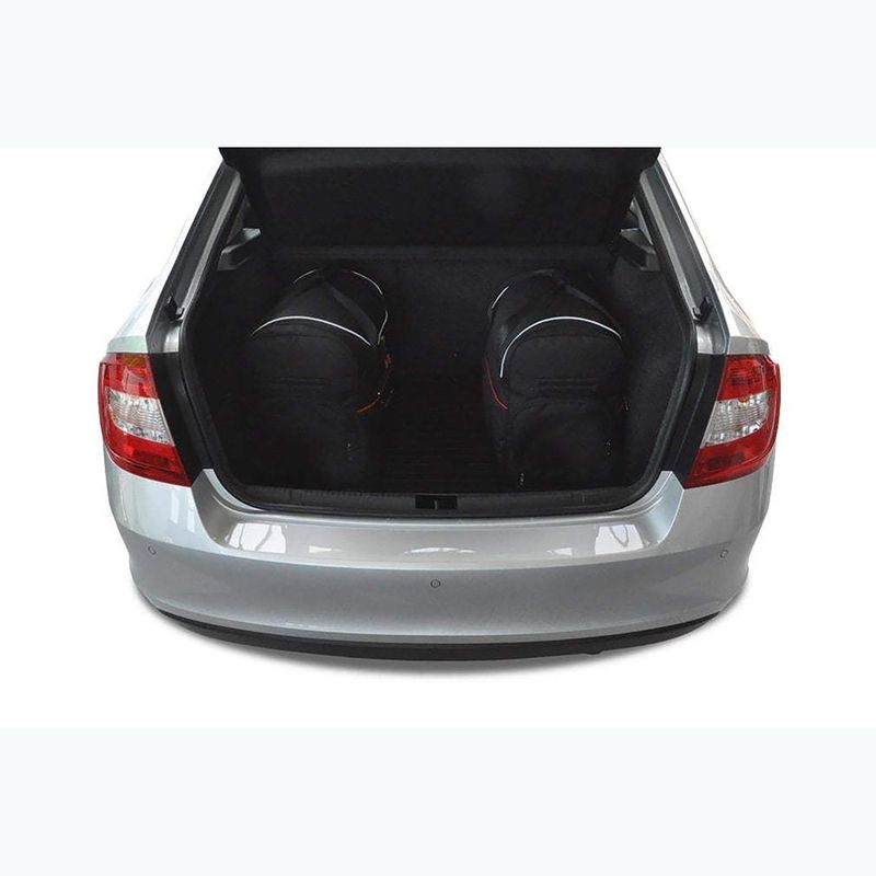 Zestaw toreb do bagażnika KJUST Skoda Rapid Liftback 2012-2019 5 szt. czarny 15