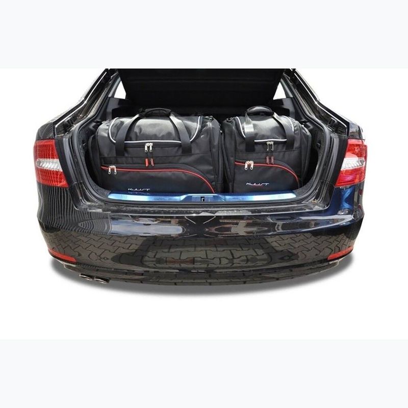 Zestaw toreb do bagażnika KJUST Skoda Superb Limousine 2008-2015 5 szt. czarny 11