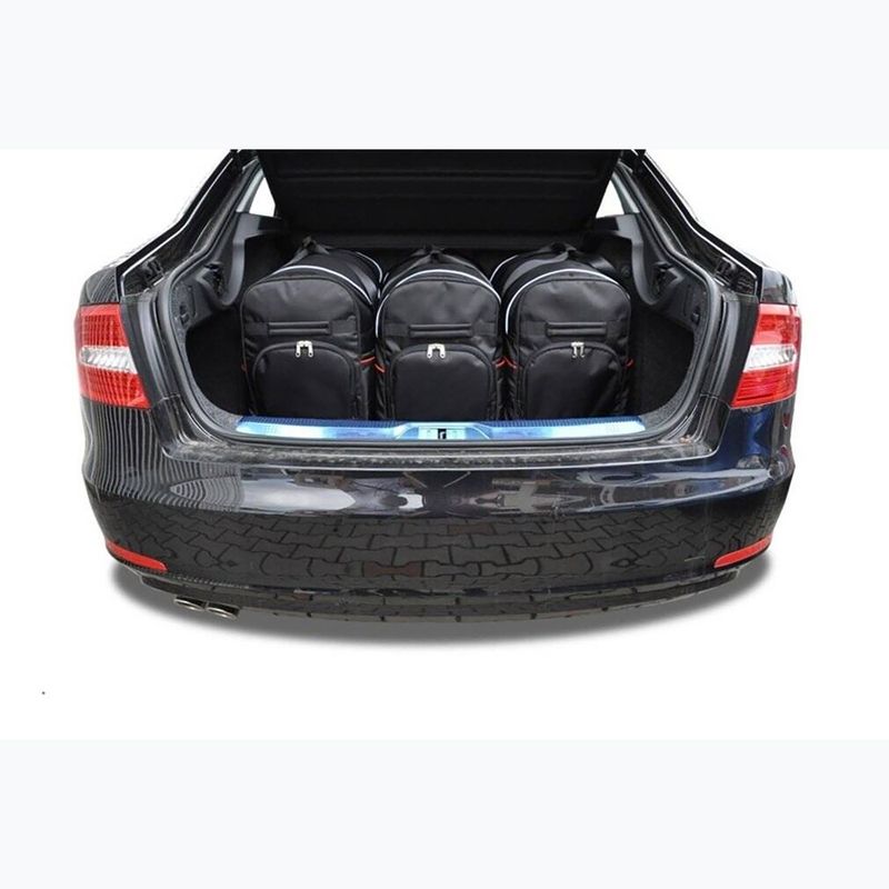 Zestaw toreb do bagażnika KJUST Skoda Superb Limousine 2008-2015 5 szt. czarny 12