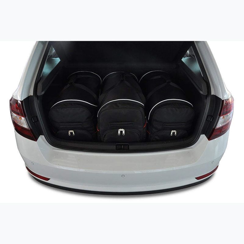 Zestaw toreb do bagażnika KJUST Skoda Rapid Spaceback 2012+ 3 szt. czarny 8