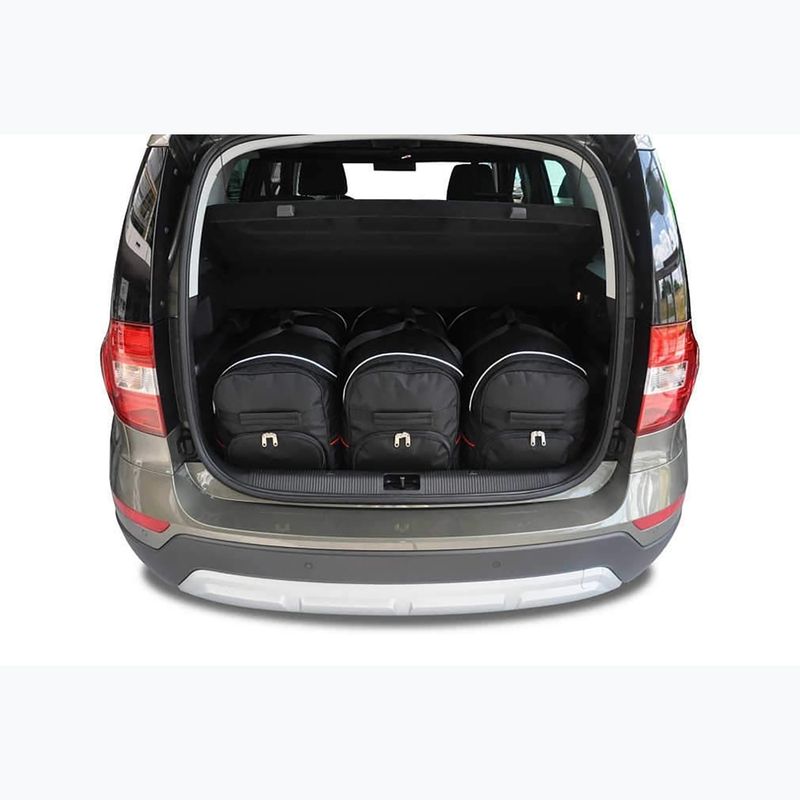 Zestaw toreb do bagażnika KJUST Skoda Yeti 2009-2017 3 szt. czarny 10