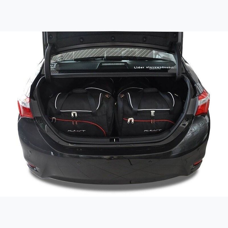 Zestaw toreb do bagażnika KJUST Toyota Corolla Limousine 2013-2018 4 szt. czarny 13