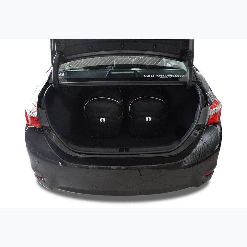 Zestaw toreb do bagażnika KJUST Toyota Corolla Limousine 2013-2018 4 szt. czarny 14