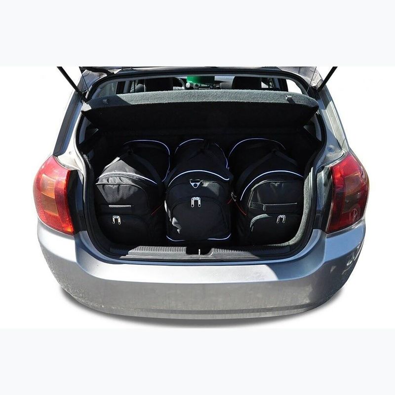 Zestaw toreb do bagażnika KJUST Toyota Corolla Hatchback 2001-2009 3 szt. czarny 14