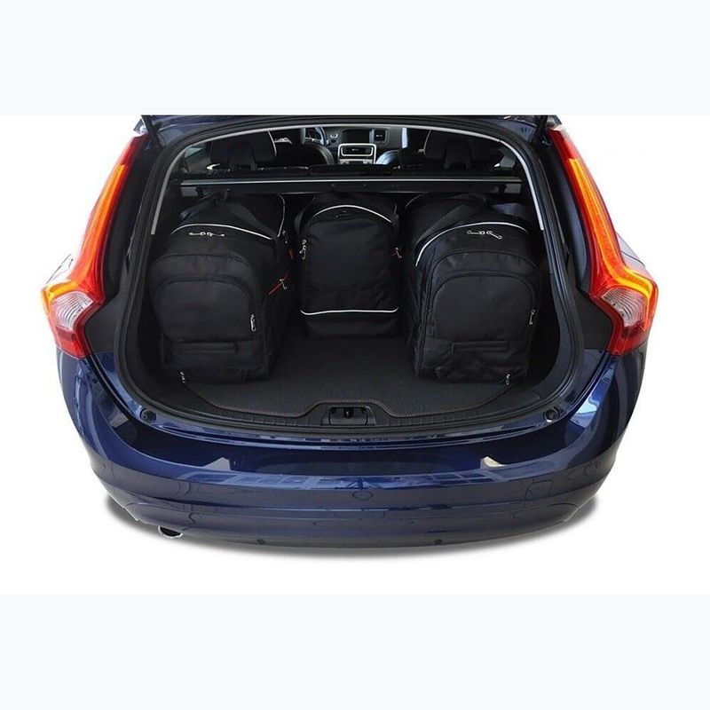 Zestaw toreb do bagażnika KJUST Volvo V60 Cross Country 2015-2018 4 szt. czarny 17