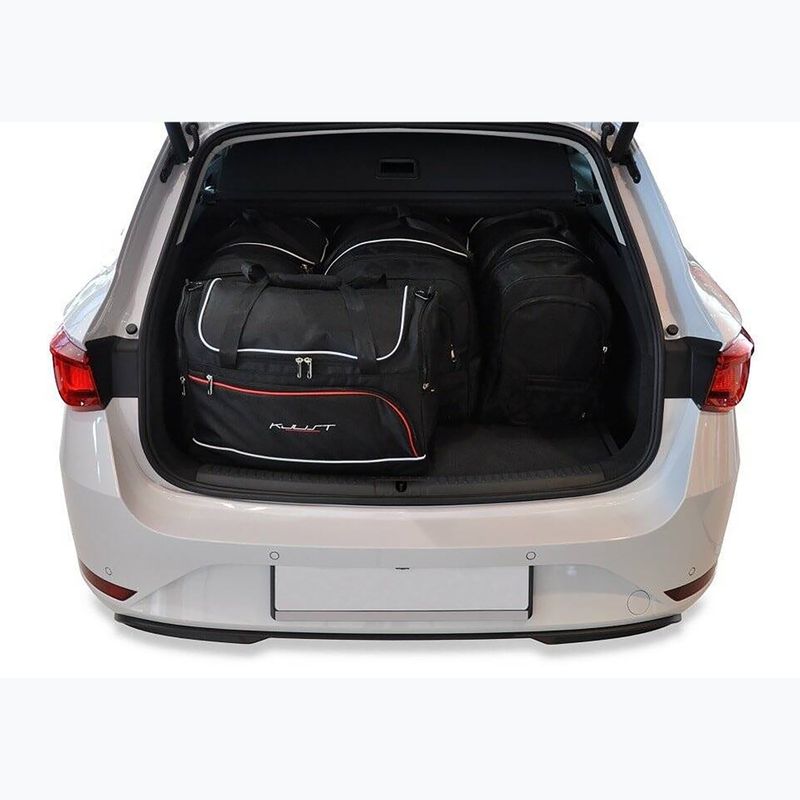 Zestaw toreb do bagażnika KJUST Seat Leon St Hybrid 2020+ 5 szt. czarny 15