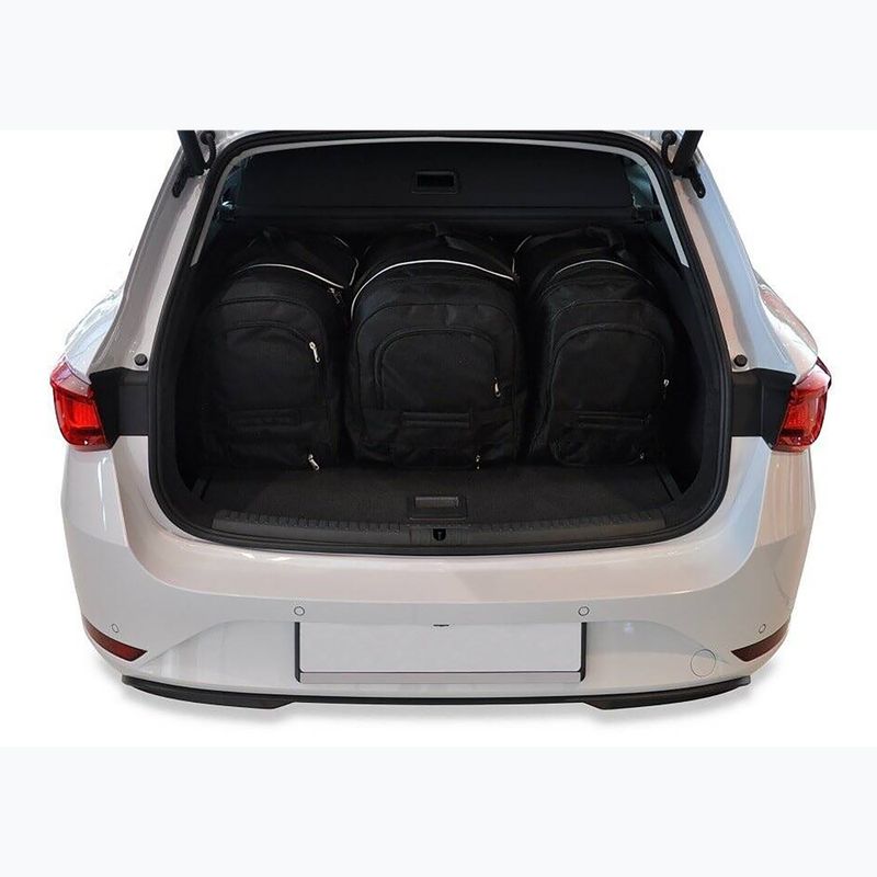 Zestaw toreb do bagażnika KJUST Seat Leon St Hybrid 2020+ 5 szt. czarny 16
