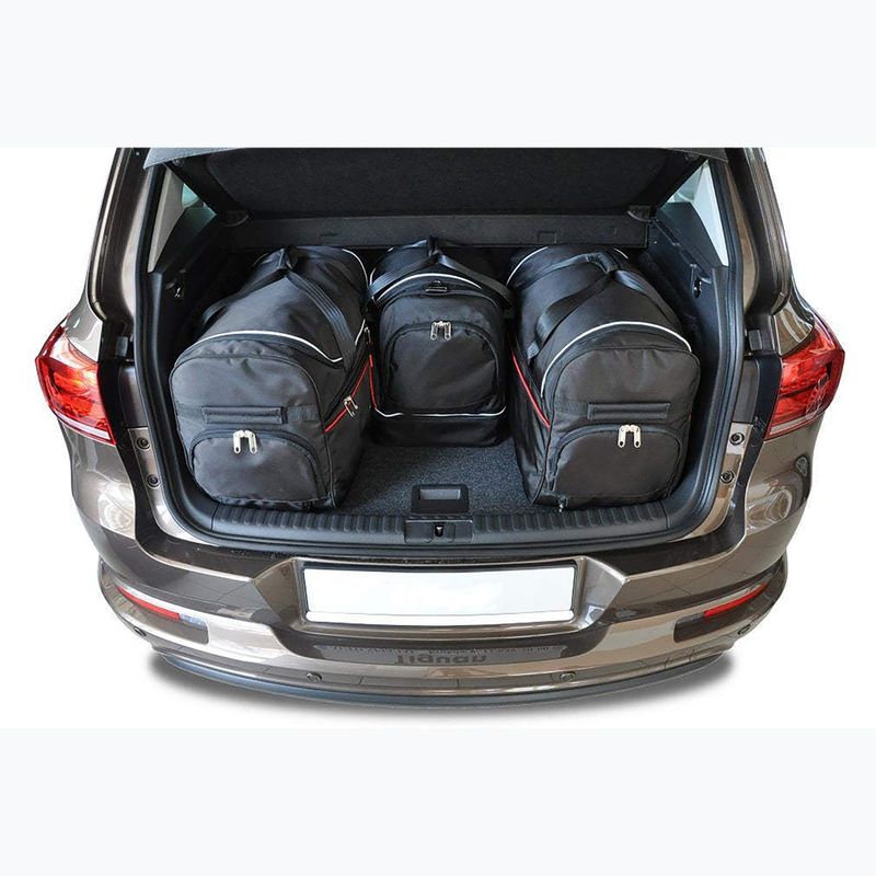Zestaw toreb do bagażnika KJUST Volkswagen Tiguan 2007-2015 4 szt. czarny 18