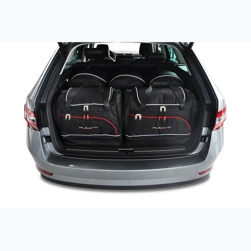 Zestaw toreb do bagażnika KJUST Skoda Superb Combi 2015-2023 5 szt. czarny 11